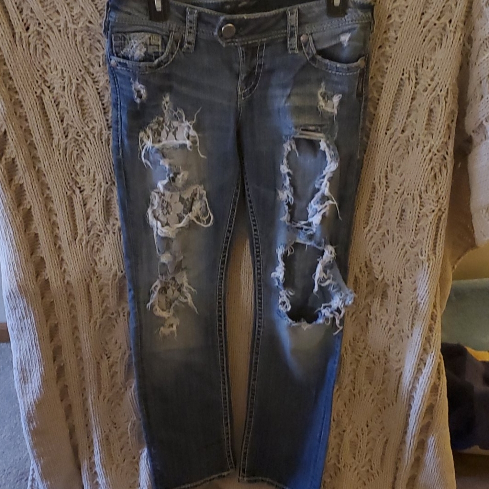 Silver Jean's straight leg